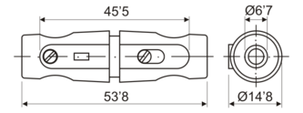Portafusible aéreo baquelita negro 5x20mm tornillo. Mod. 06.007/N-16457.jpg