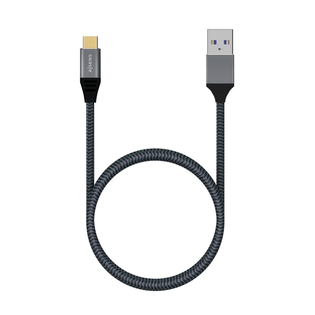 Cable USB 3.1 10Gbps con conector tipo USB-C aluminio 1 metro. Mod. A107-0631