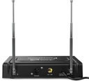 Pack 2 micrófonos Mano y diadema inalámbricos VHF Audibax. Mod. Missouri 2500-1