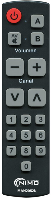 Mando universal de fácil programación Sencillo Extendido. Mod. MAN2052N