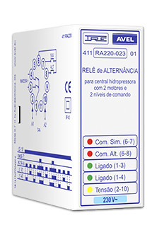 Relé de alternacia dos bombas 230VAC AVEL. Mod. 411 RA220-023-12324.jpg