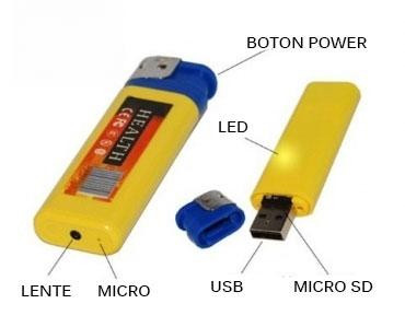 Mechero cámara Espia USB. Mod. 50732-6625.jpg