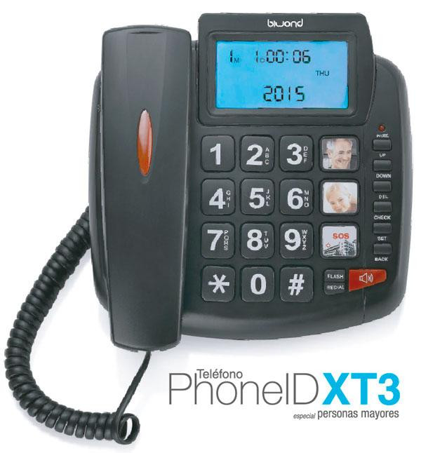 Teléfono sobremesa especila personas mayores Biwond. Mod. PhoneID XT3-6163.jpg