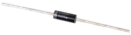 Diodo zener Simple 30V 5% 5 W Montaje en orificio pasante 2-Pin DO-15. Mod. 800-8787