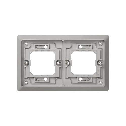 Marco para cajas de empotrar de 2 elemento Simon 44 Aqua. Mod. 4400620-035