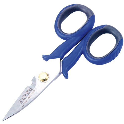 Tijera electricista 14.5cm ALYCO AZUL. MOD. 108015