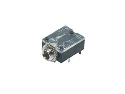 [0234AVA] Conector base jack 3.5 hembra c/impreso c/tuerca. Mod. 0234