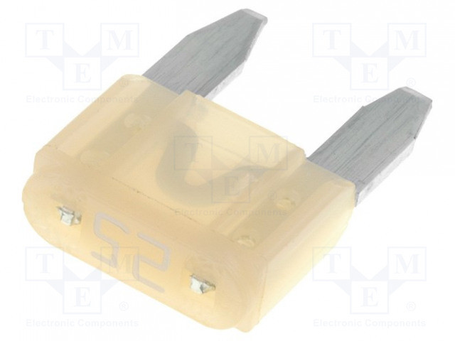 Fusible coche mini 25A 32V 10,9mm. Mod. 0297025.WXNV
