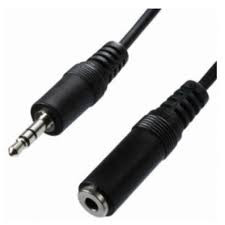 Cable prolongador audio macho hembra Jack 3.5, 1.5 metros. Mod. 05047