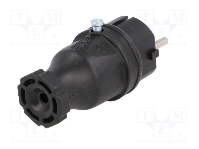 Clavija macho PE 2p+TT 16A PCE. Mod. 00115N