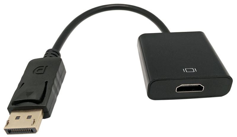 Adaptador DISPLAYPORT MACHO a HDMI HEMBRA, 0.15m. Mod. 376198