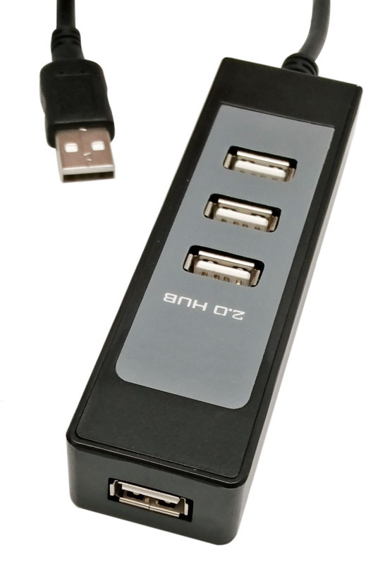 2.0 USB-HUB de 4 puertos