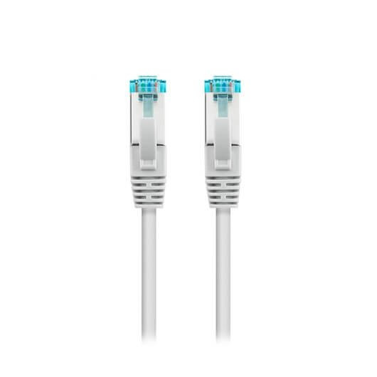 Latiguillo cable red RJ45 LSZH CAT.7 1.0M gris 600MHZ AWG26 Nanocable. Mod. 10.20.1701