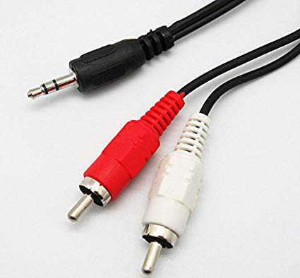 Conexion Audio Jack 3.5 STEREO MACHO - 2xRCA MACHO 3m Euroconnex. Mod. 1036-3