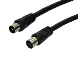 [1044I2.5AVA] Conexión Video Macho TV-Hembra TV. Cable RG-59. Inyectada. 2.5 metros. Mod. 1044-I/2.5