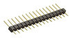 Tira de 40 pines macho sencilla paso 2.54mm. Mod. 10.840