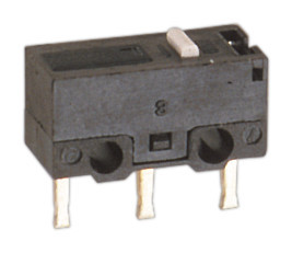 Microinterruptor sin palanca soldar 2A. Mod. 11.501