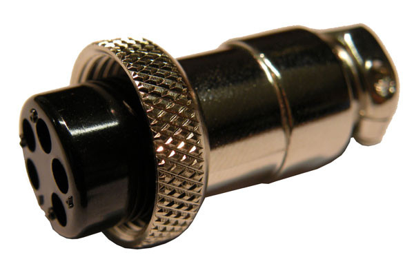Conector micro hembra 5 pin aéreo MIC325. Mod. 102305F