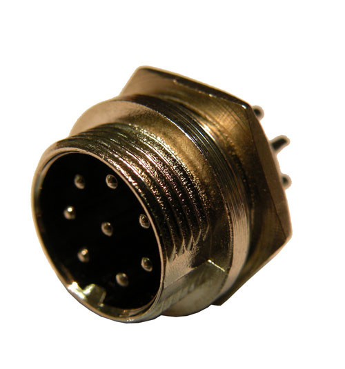 Conector micro macho 8 pin chasis. Mod. 102308M