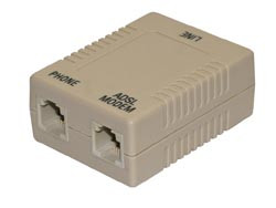 Adaptador Splitter línea ADSL Mod. 1236-A