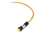 Piloto con LED de 5 mm color amarillo Electro Dh Mod. 12.726/5/A