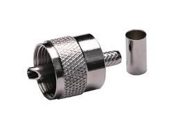 [1315AVA] Conector PL-259 macho Crimp. RG-58. Mod. 1315