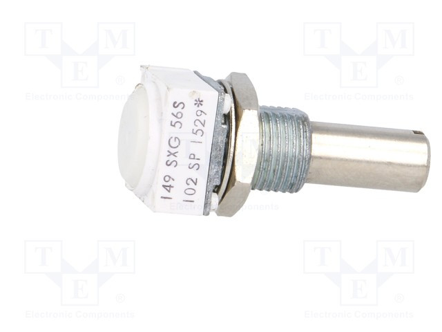 Potenciómetro axiales monovuelta 1kΩ 1W ±10% 6,35mm THT. Mod. 14910F0GJSX10102KA