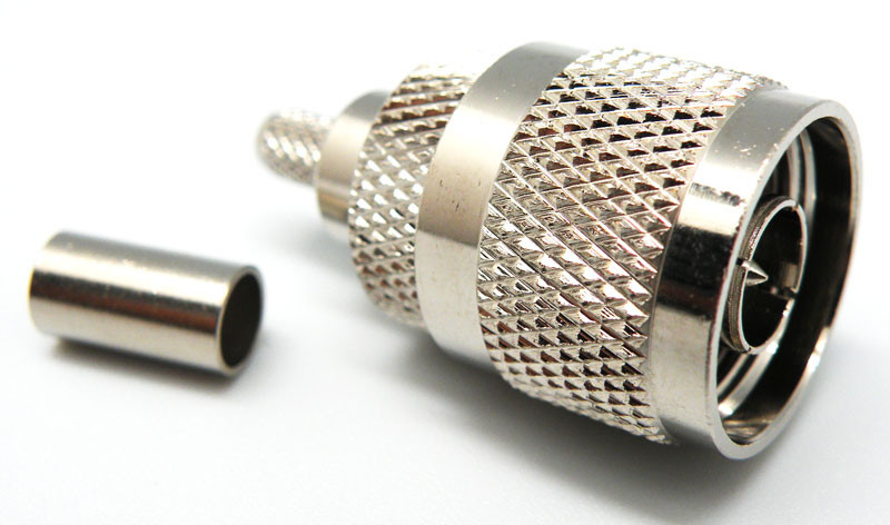 [CON1125] Conector N MACHO CRIMPAR para RG-58. Mod. 1496