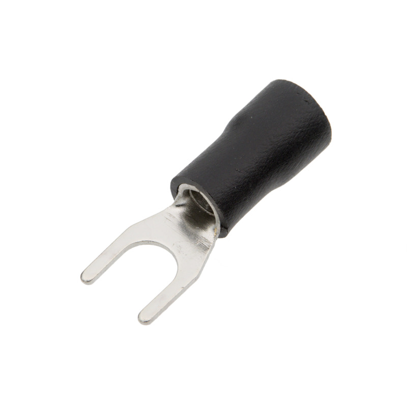 Terminal de horquilla preaislado M5 2.5mm² a 4.0mm² negro. Mod. 2040113