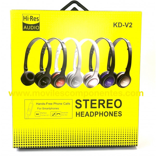 Auricular Aro stereo y micro Hi-Res. Mod. KD-V2