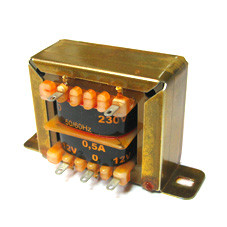 Transformador Saber salida simétrica 12-0-12  0.5A