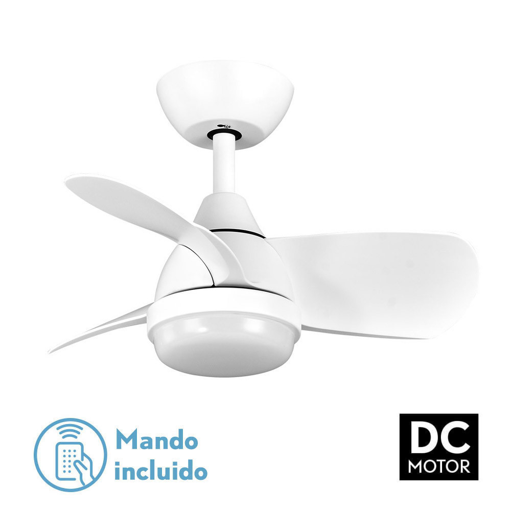 Ventilador techo blanco 24W MOTOR DC CCT Pirdo. Mod. 186291301