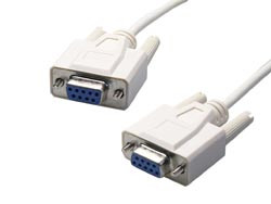 Conexión Informática DB9 Hembra a DB9 Hembra (Null Modem). 2 mts. Mod. 1967A3