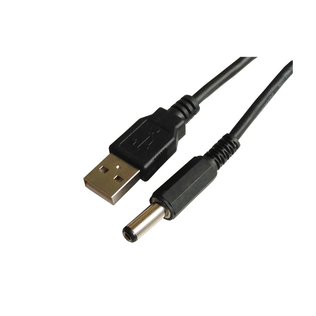 Conexión USB a macho Jack alimentación 3,5x1,3mm. Mod 1994-E