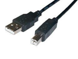 Conexión USB. Macho A - Macho B. 3 metros. Mod. WIR071