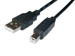 Conexión USB. Macho A - Macho B. 3 metros. Mod. WIR702