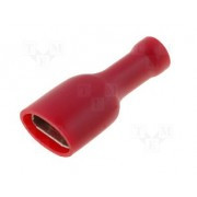 Terminal faston completamente aislado hembra 0.25 a 1.5 mm². Mod. ASFDFD125250