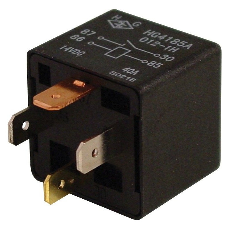 Relé 30 Amp 12V 4 pins 1 Pieza.