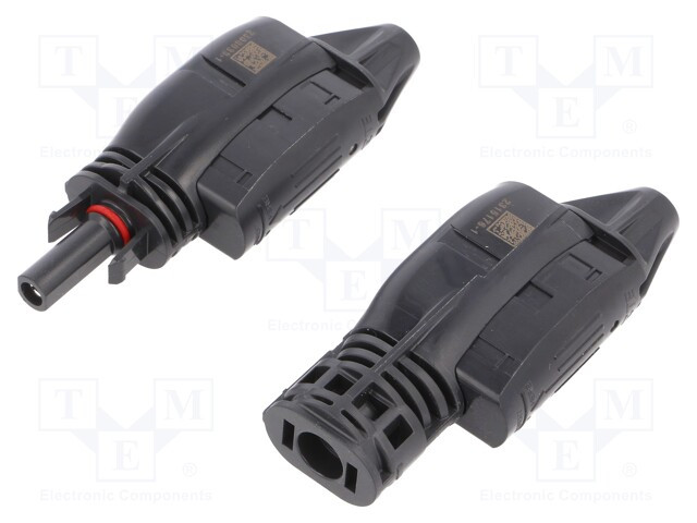 Conectores solares macho hembra rápido 6 mm2 35A. Mod. 2347245-1