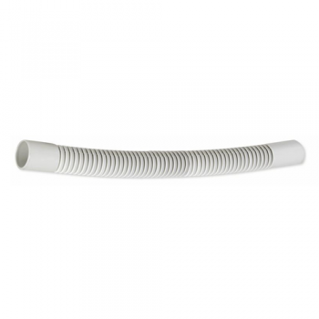 Manguito unión flexible curvado PVC M20 gris