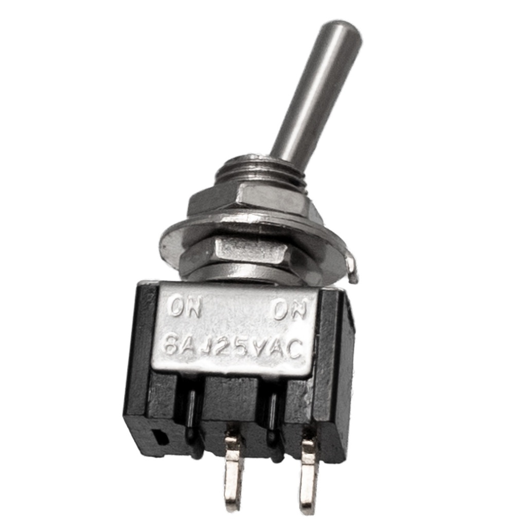 [2549ELG] Interruptor palanca mini 2P.(SPST) ON-OFF 20V-5A(250V.2A). Mod. BR7000022