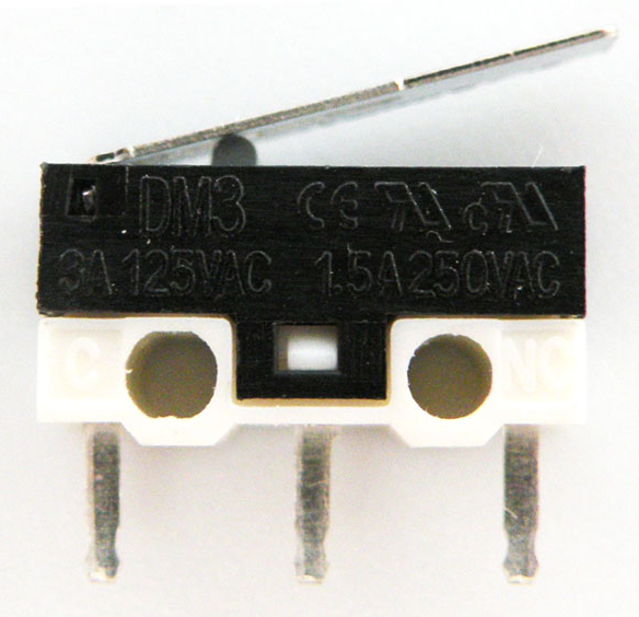 Microrruptor miniatura ON-ON 250V 1.5A. Mod. 2651