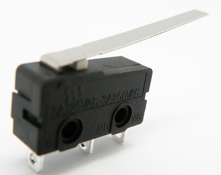 Microrruptor palanca 30.5mm ON-ON 250V 3A. Mod. 2663