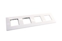 Marco 4 elemento blanco nieve SIMON 27. Mod. 2700640-030