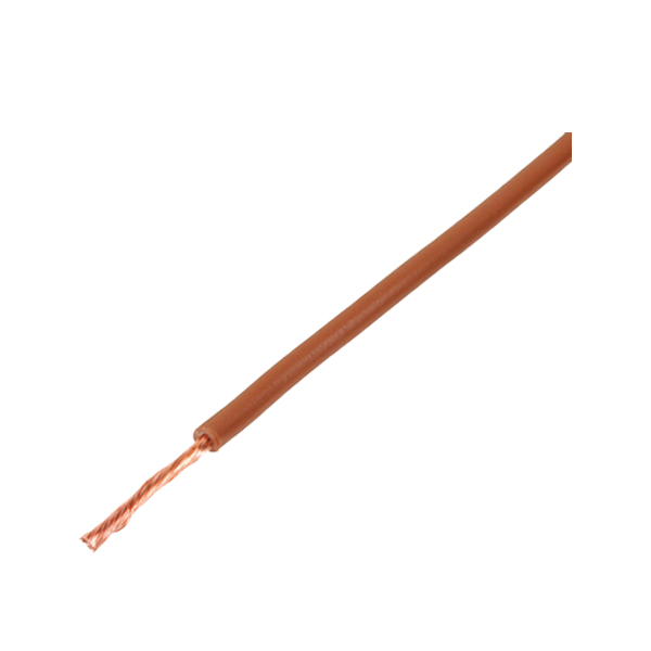 Hilo de línea flexible libre de halógenos 4mm2 Marrón. Mod. LH4M