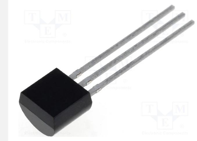 Transistor NPN bipolar 160V 0,6A 625mW TO92. Mod. 2N5551