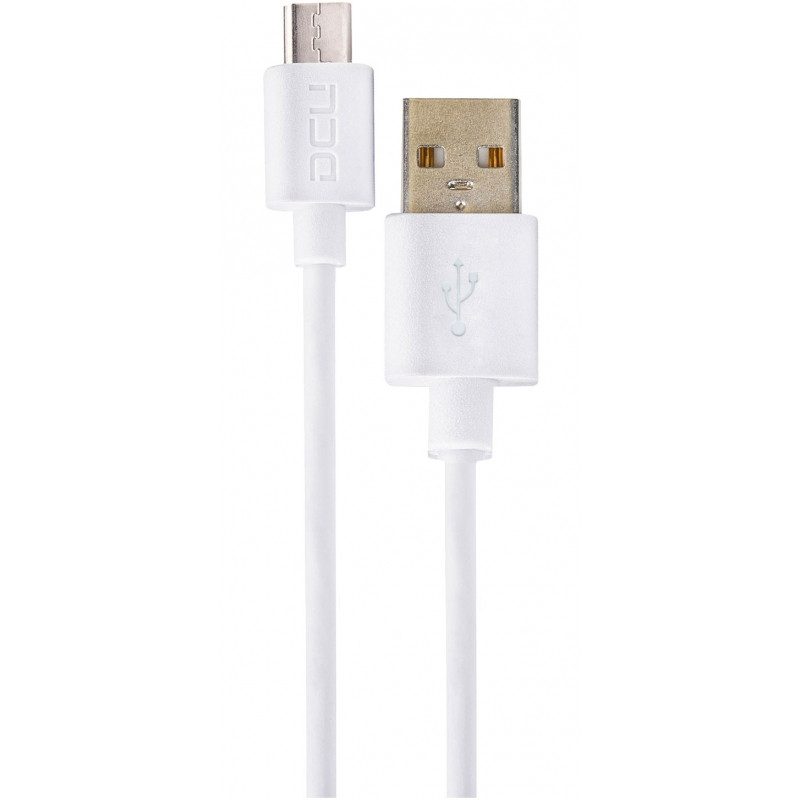 Conexión USB A - Micro USB blanco 1 metro. Mod. 30401225