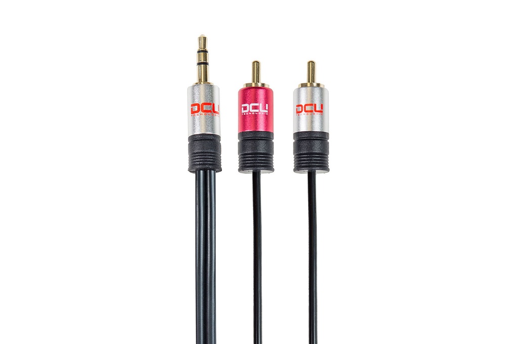 Conexión Jack 3.5 ST a 2RCA Macho 1m. Mod. 30701220