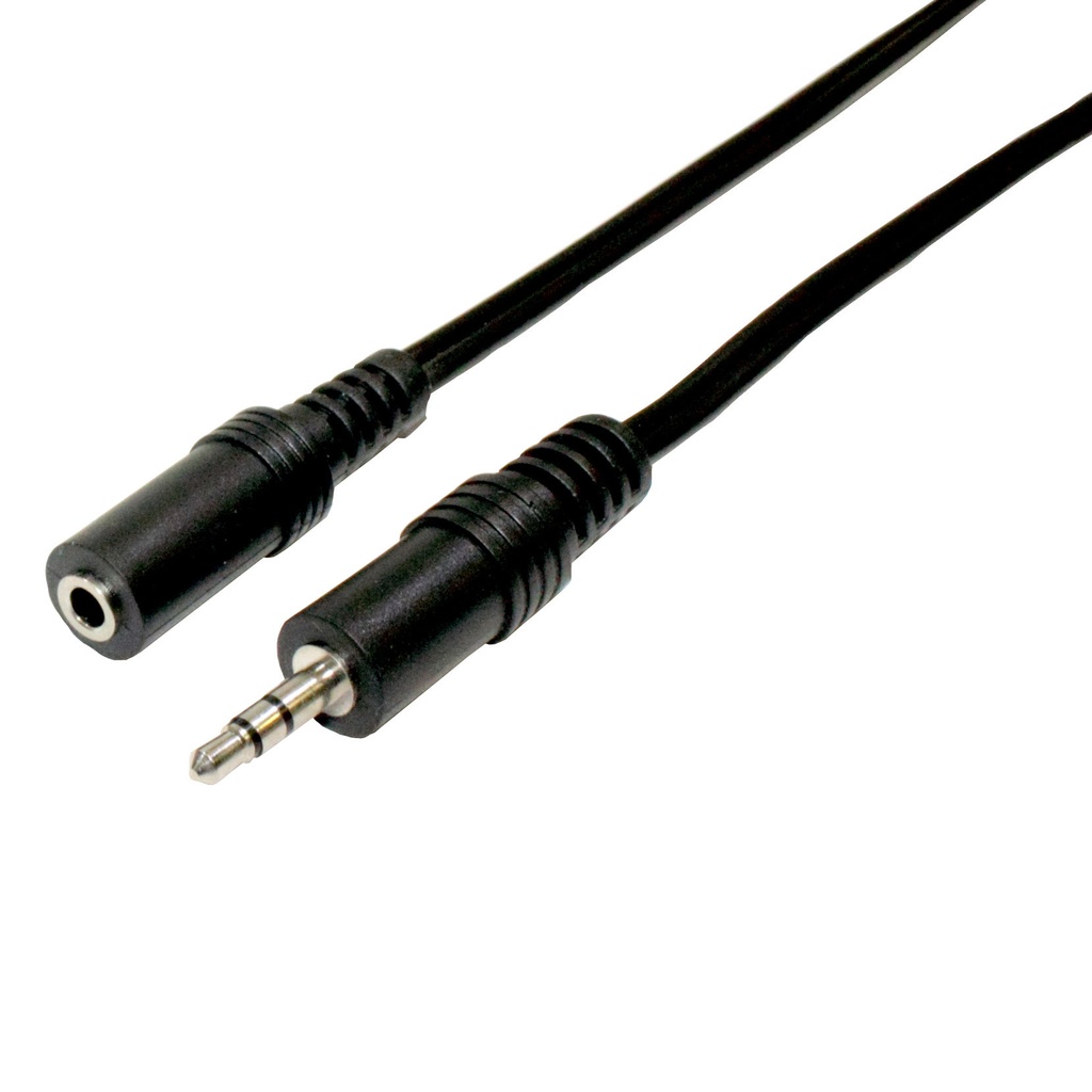 [307050DCU] Conexión Audio jack 3.5mm macho-hembra stereo 5 metros. Mod. 3350ELG