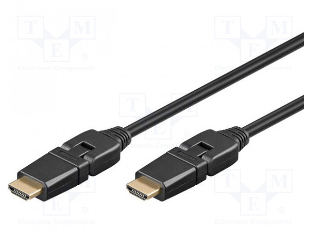 Conexión HDMI 1.4 conector articulado 2 metros. Mod. 31914